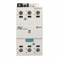 Контактор Averes КМЭ (ctr-s-50-00-400-av) 400 В 50 А тип АС 3P малогабаритный