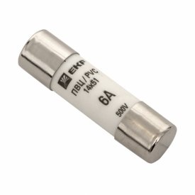 Вставка плавкая EKF PROxima ПВЦ 6А 50 кА 220 В цилиндрическая (10 шт.) (pvc-14x51-6)
