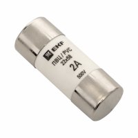 Вставка плавкая EKF PROxima ПВЦ 2А 50 кА 220 В цилиндрическая (10 шт.) (pvc-22x58-2)
