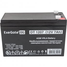 Аккумуляторная батарея ExeGate DT 1207