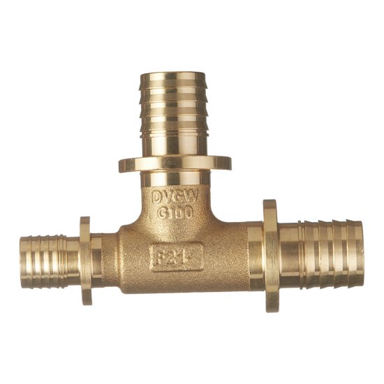 Тройник Tece 25 х 25 х 20 мм редукционный латунный (760528)