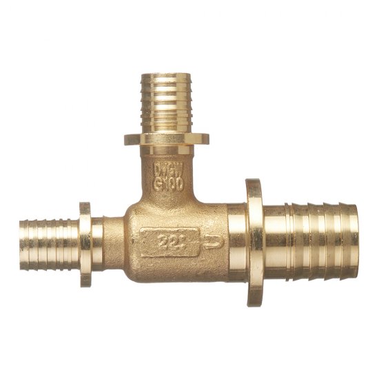 Тройник Tece 25 х 16 х 16 мм редукционный латунный (760516)