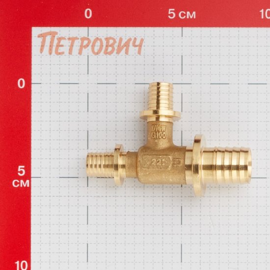 Тройник Tece 25 х 16 х 16 мм редукционный латунный (760516)