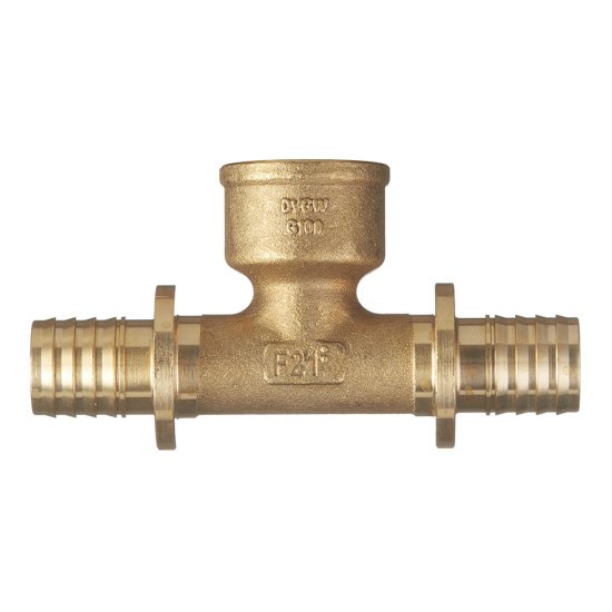 Тройник Tece 25 мм х 3/4 ВР(г) х 25 мм латунный (769525)