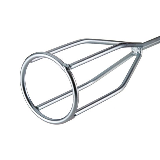 Миксер-насадка (венчик) для гипса КМ 80x400 мм хвостовик шестигранный усиленная