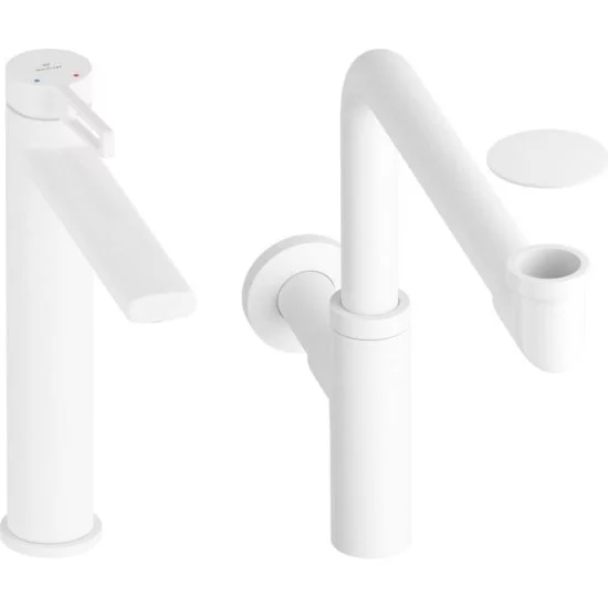 Высокий смеситель для накладной раковины Wellsee ONCE! and forever