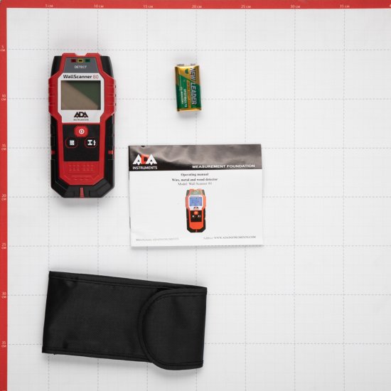 Детектор скрытой проводки ADA WALL SCANNER 80 (А00466)