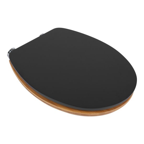 Сиденье для унитаза Wirquin Black Touch МДФ с микролифтом (20722853)