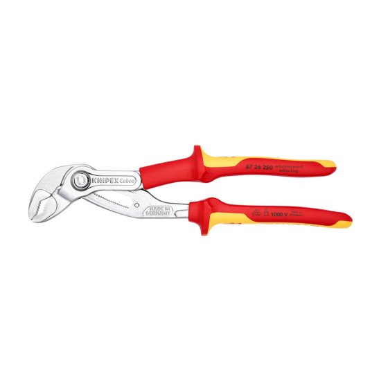 Клещи переставные сантехнические Knipex Cobra VDE 250 мм (KN-8726250)