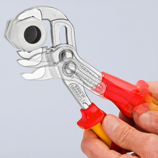 Клещи переставные сантехнические Knipex Cobra VDE 250 мм (KN-8726250)