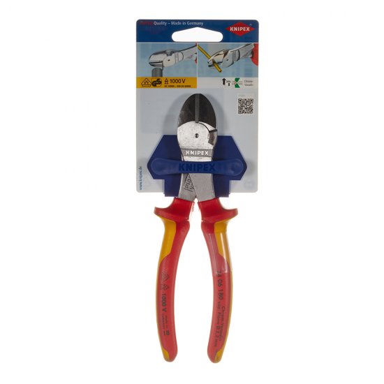Бокорезы диэлектрические Knipex 180 мм (KN-7406180SB)