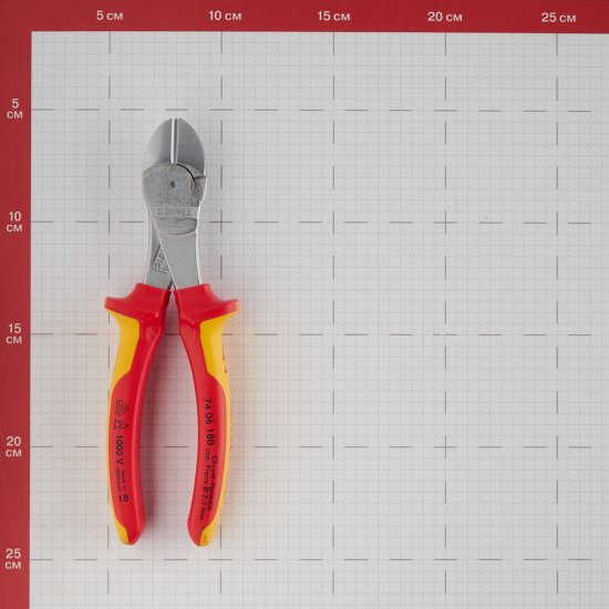 Бокорезы диэлектрические Knipex 180 мм (KN-7406180SB)