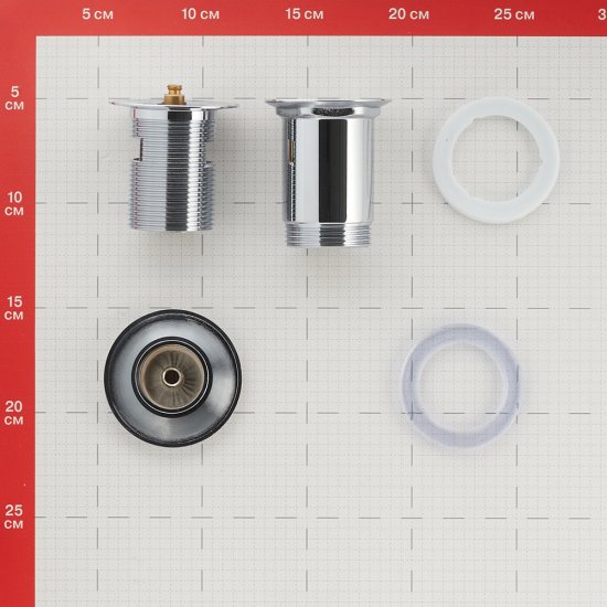 Донный клапан Wirquin клик-клак 1 1/4 с переливом хром (30723390)