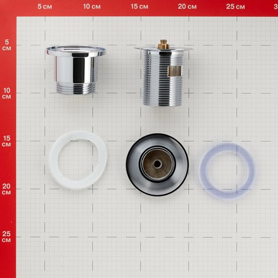 Донный клапан Wirquin клик-клак 1 1/4 с переливом хром (30723123)