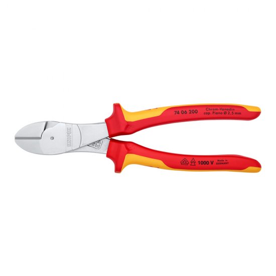 Кусачки боковые диэлектрические Knipex 210 мм (KN-7406200)