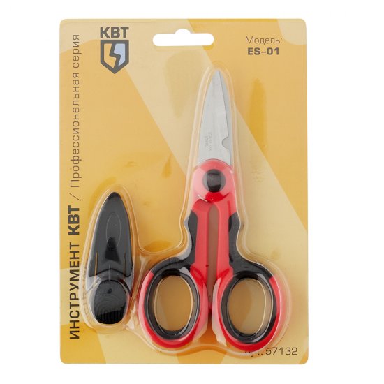 Ножницы электрика 180 мм КВТ ES-01 (57132)