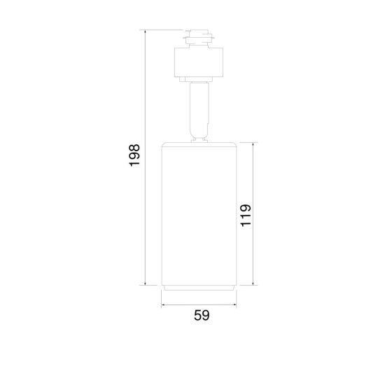 Трековый светильник однофазный Elektrostandard Svit 40 Вт GU10 черный (a048166)