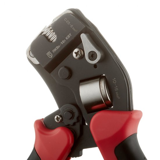 Пресс-клещи КВТ ПКВк-16т для обжима втулочных наконечников 0,25-16 кв.мм (74595)