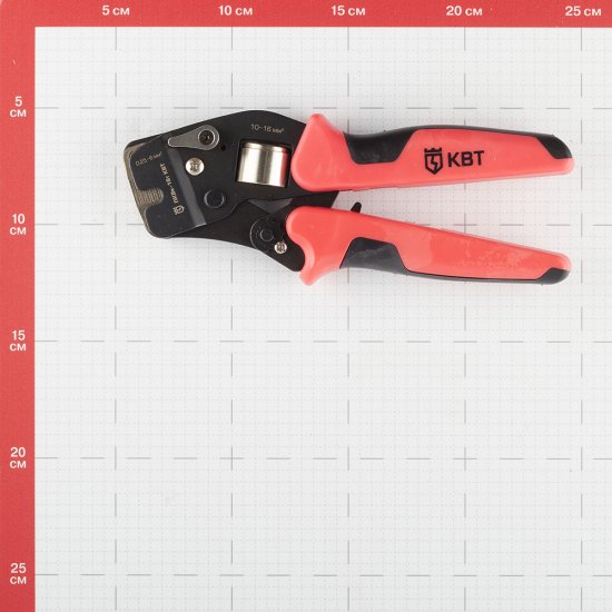 Пресс-клещи КВТ ПКВк-16т для обжима втулочных наконечников 0,25-16 кв.мм (74595)