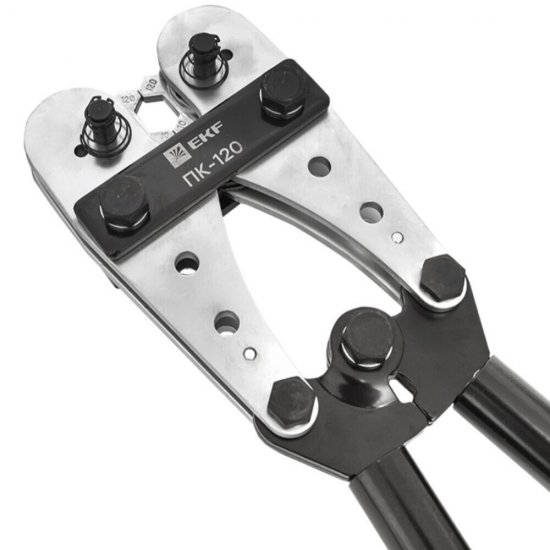 Пресс-клещи EKF Expert для обжима наконечников 10-120 кв.мм (pk-120-exp)