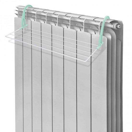 Сушилка для белья на радиатор Ника 3 м 650х235х180 мм белая