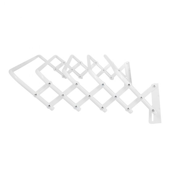 Сушилка для белья настенная Ника 6 м 1145х450х160 мм белая