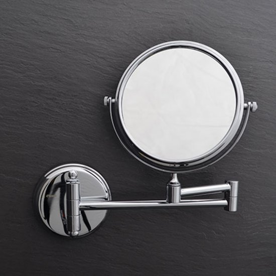 Зеркало косметическое настенное d260 мм с увеличением хром Fixsen Hotel FX-31021