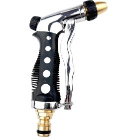 Металлический хромированный пистолет для полива Профитт 9270889