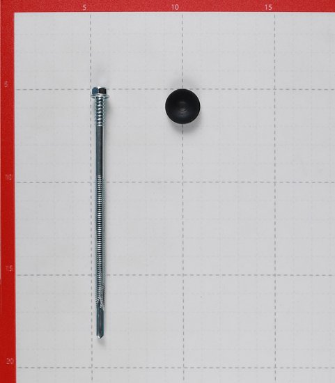 Саморезы для фасадных сэндвич-панелей оцинкованные 130x6.3 (50 шт.)