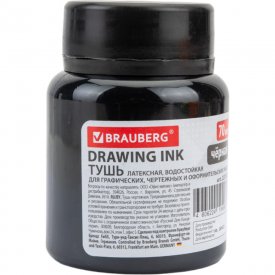 Водостойкая латексная водостойкая тушь BRAUBERG 227373