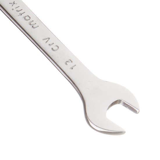 Ключ комбинированный рожково-накидной Matrix 12 мм с хромированным покрытием