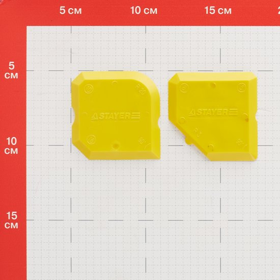 Шпатель для нанесения герметика Stayer резиновый набор (2 шт.) (10165-H2)