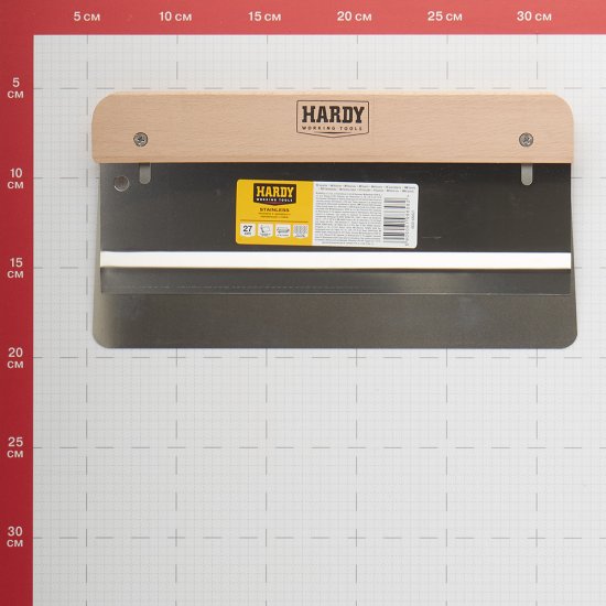 Шпатель универсальный Hardy 270 мм с двойным лезвием с деревянной ручкой (0820-680027)