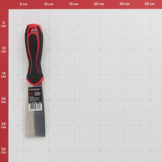 Шпатель малярный Hesler Master 40 мм с эргономичной ручкой с противоскользящим рельефом (540-692871)