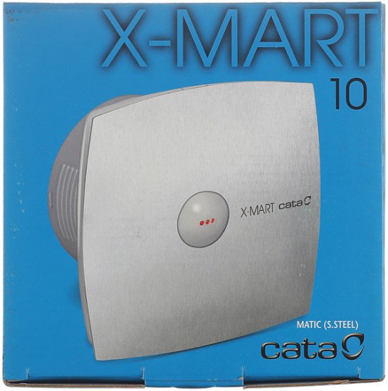 Вентилятор осевой Cata X-Mart 10 150х150 мм d100 мм слоновая кость