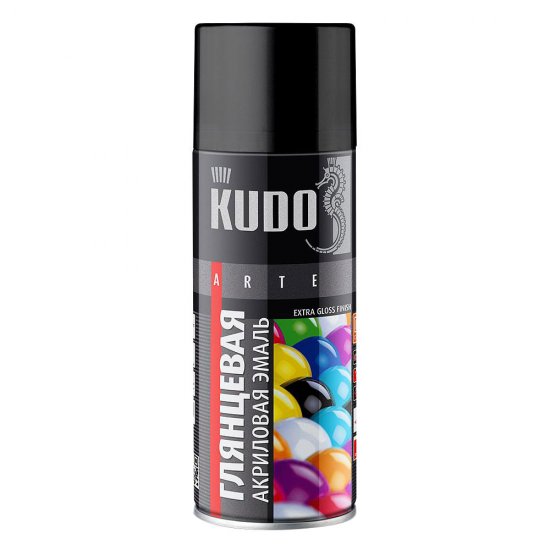Эмаль аэрозольная Kudo Arte синяя глянцевая RAL 5005 520 мл (KU-A5005)
