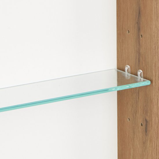 Зеркальный шкаф Aquaton Сканди 55х85х13 см белый/дуб рустикальный