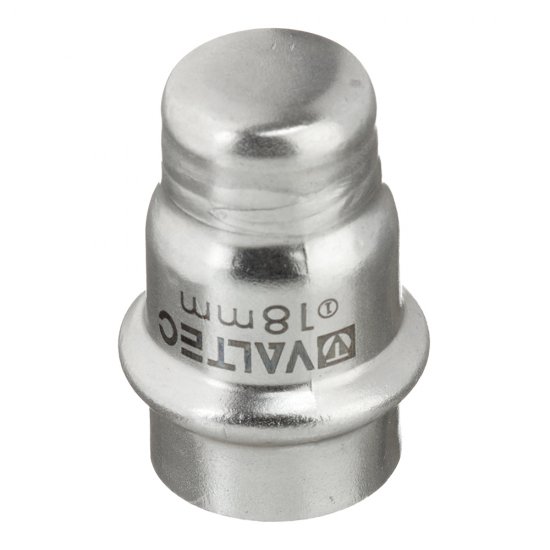 Заглушка Valtec (VTi.961.I.000018) 18 мм нержавеющая сталь