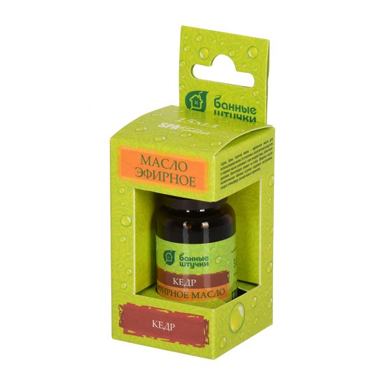 Эфирное масло для бани и сауны Банные штучки 15 мл кедр (30006)
