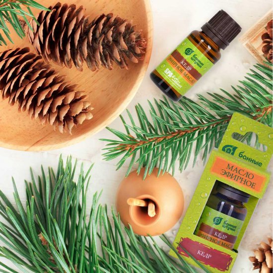 Эфирное масло для бани и сауны Банные штучки 15 мл кедр (30006)