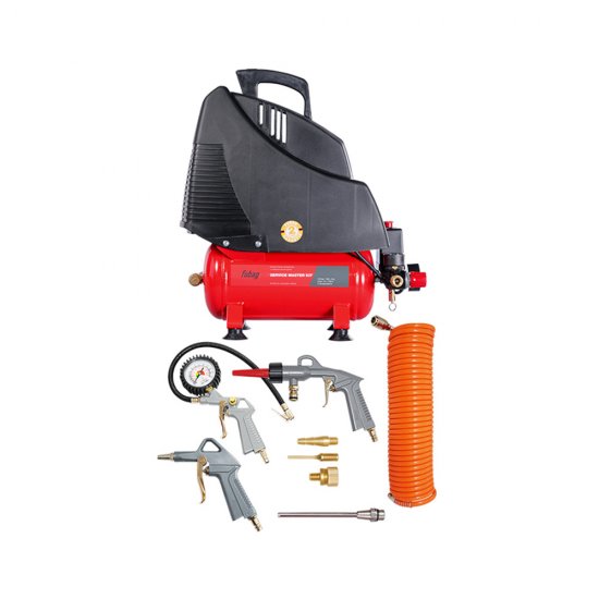 Компрессор безмасляный Fubag Servise Master Kit 6 л 1,1 кВт (646031)