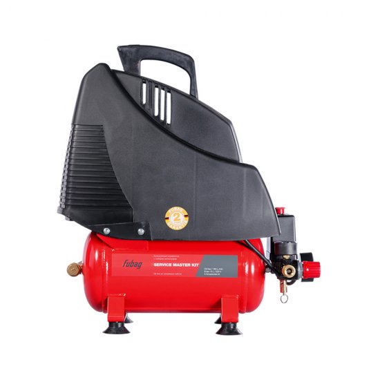Компрессор безмасляный Fubag Servise Master Kit 6 л 1,1 кВт (646031)