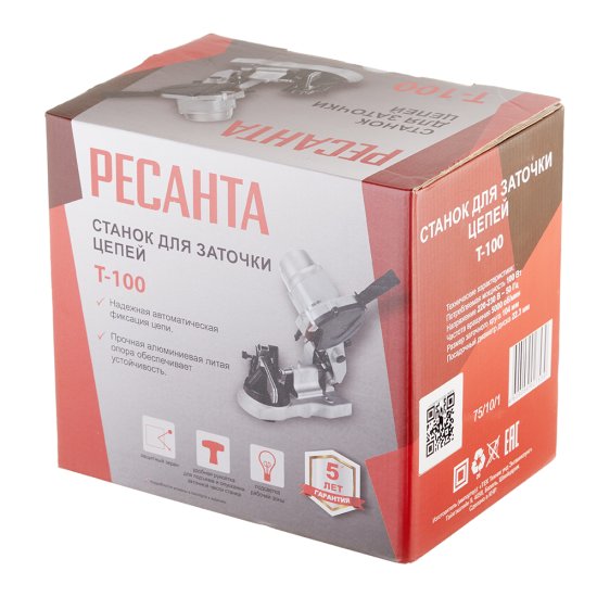 Станок для заточки цепей Ресанта Т-100 100 Вт d104 мм (75/10/1)