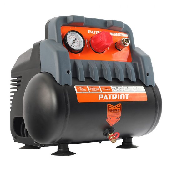 Компрессор безмасляный Patriot WO 6-180 6 л 1,1 кВт (525301910)