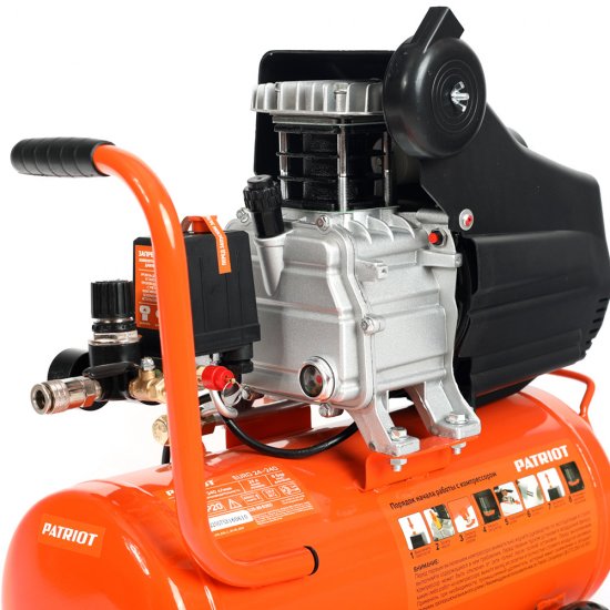 Компрессор масляный Patriot (525306365) EURO 24-240 24 л 1,5 кВт