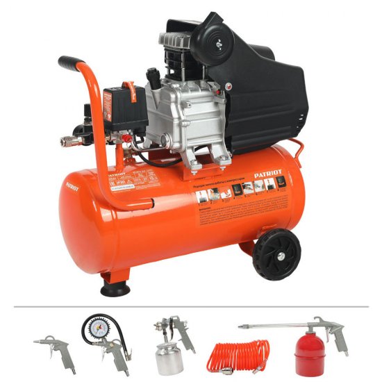 Компрессор масляный Patriot Euro 24-240 K 24 л 1,5 кВт (525306366)