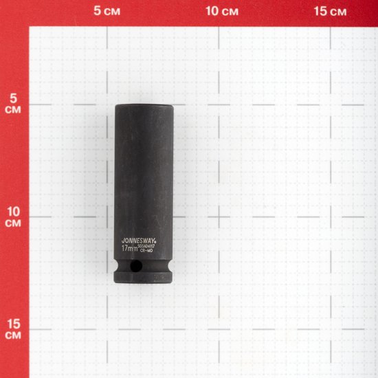 Головка торцевая ударная Jonnesway 1/2 для пневмоинструмента 17 мм глубокая (S03AD4117)