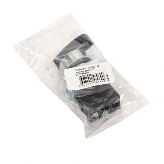Переключатель EKF PROxima 230 В 1NO IP40 2P с фиксацией черный (xb2-bj21)
