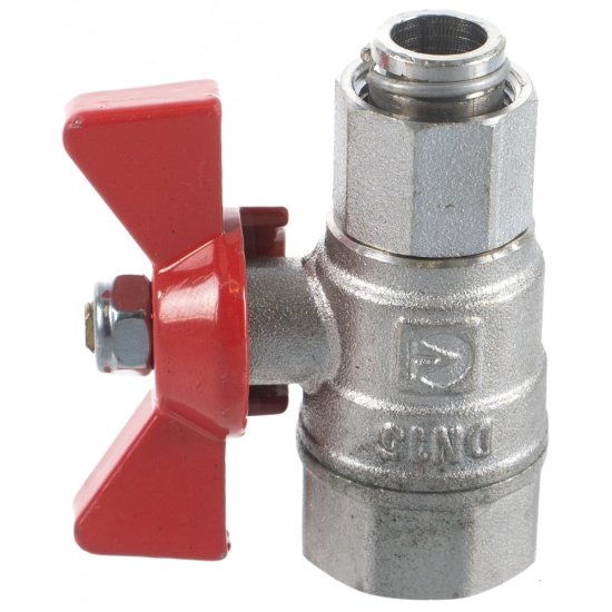 Шаровый кран для подключения манометра Valtec VT.807.N.0403