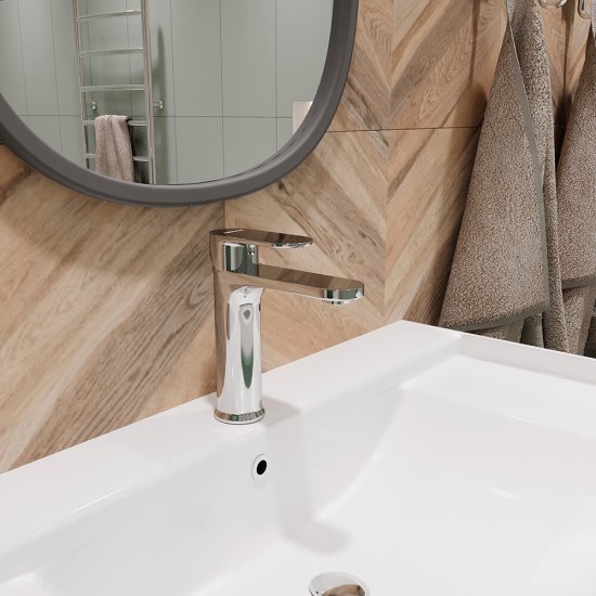 Смеситель для раковины Tokito Kanda хром однорычажный (TOK-KAN-1011)